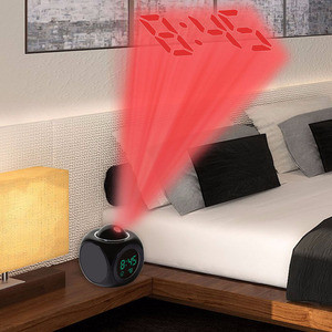 Visor led com projeção <span class=keywords><strong>lcd</strong></span>, despertador digital, relógio conversador, soneca, termômetro, função de mesa, luz noturna - Product Image 4
