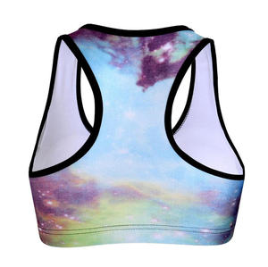 Sujetador deportivo ligero para mujer de alta calidad, superventas, venta al por mayor, Sujetador deportivo de punto con patrón sólido transpirable - Product Image 3