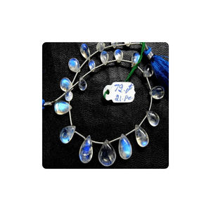 Cuentas de Piedra Lunar Arcoíris en Tamaños de 5-8 mm, Cuentas Sueltas en Forma de Gota y Briolette, Proveedor en India - Product Image 6