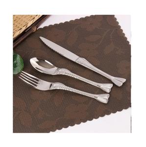 Ensemble de couverts en argent Offre Spéciale, ensemble de couverts en acier inoxydable avec poignée, ensemble de vaisselle, couverts polis miroir pour hôtel - Product Image 2