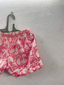 Femmes 100% coton été décontracté feuille verte imprimé fleuri Shorts léger respirant maillots de bain pour le Style de vacances tropicales - Product Image 4