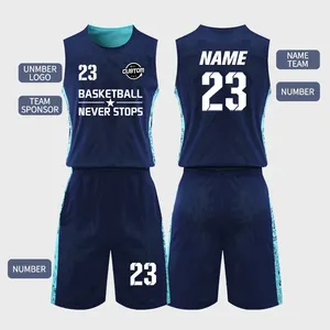 Maillot de basket-ball pour garçons, uniforme de basket-ball pas cher, maillot d'été pour enfants, respirant, à séchage rapide, chemises de basket-ball pour enfants - Product Image 3