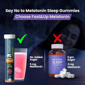 Hartman 10mg Effervescent Melatonin <b>Tablets</b> L-Theanine Sugar-Free Sleep Aid for Adults Teenagers Pregnant Women Strawberry - Product Image 3