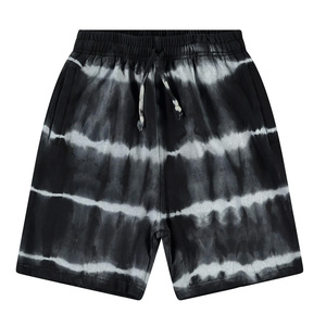 Short de plage unisexe tie-dye, motif uni, vintage, respirant, séchage rapide, haute qualité, 100% polyester tricoté - Product Image 6
