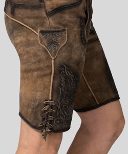 Custom Lederhosen for <b>Men</b> Goat Suede <b>Leather</b> Lederhosen for <b>Men</b> Custom Color - Product Image 3