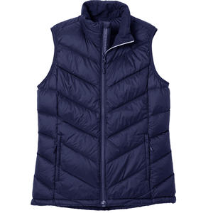 Padded Design Custom Logo Lightweight Puffer Vest Zipper Closure Multi-Pocket Breathable Winter Windbreaker <b>Waistcoat</b> for <b>Women</b> - Product Image 3