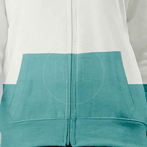 Sudadera con capucha acolchada de invierno de alta calidad para mujer Sudadera de manga larga de secado rápido con cremallera frontal y diseño de impresión de logotipo - Product Image 5
