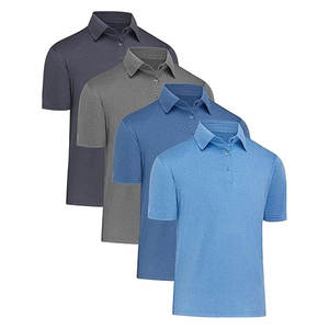 Camiseta de Manga Corta para Hombre, Corte Clásico, Antiarrugas, Tejido de Punto, 100% Algodón, Jersey Interlock Sólido, para las 4 Estaciones - Product Image 4