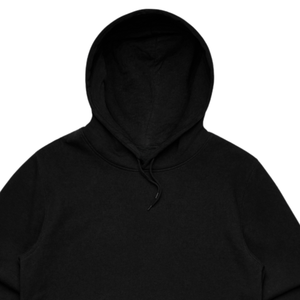 Sweat-shirt à capuche unisexe en molleton de coton lourd, noir, uni, décontracté, streetwear, fournisseur en gros - Product Image 6