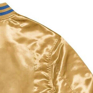 Professionnel fabriqué décontracté Satin Letterman veste d'hiver utilisation extérieure Satin Letterman veste - Product Image 5