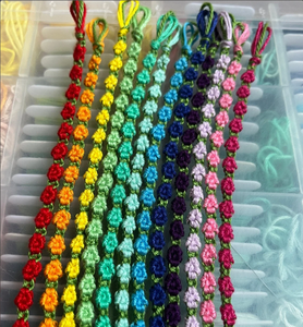Customisable Knotted Flower <b>String</b> Friendship Colorful - <b>String</b> - Trendy - *CUSTOMIZABLE* - Product Image 3