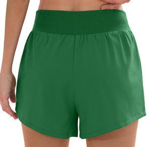 Wholesale Women's Shorts 100% Cotton Fleece Hather <b>Colour</b> Short Length Lightweight With Side Slits Shorts For Women - Product Image 6