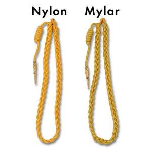 Cordón de vestido de alambre de lingotes, cordón de hombro de Aiguillette de Color verde, algodón de seda dorado con tamaño personalizado, servicio OEM - Product Image 2