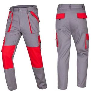 Men CE Certified Reflective Breathable <b>Work</b> <b>Pants</b> Polyester Needle Detection Safety Uniform High Visibility Protective <b>Black</b> - Product Image 3