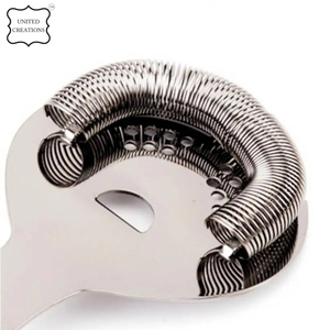 Passoire à cocktail de luxe en acier inoxydable Accessoires et outils de barre en métal durable pour boire du vin Caractéristiques stockées - Product Image 3
