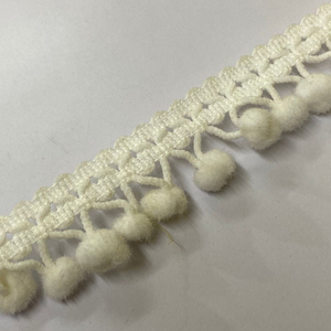 DIY Cotton <b>Pompom</b> Lace <b>Trim</b> Gimp for Umbrella Decorations Deals in Wholesale Available in 50+ Colors - Product Image 1