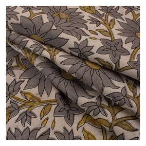 High Quality Lightweight Dabu Printed Cotton Fabric Breathable Customized Wholesale Shirts Covers for Boy's Home Decor Bags - Product Image 3