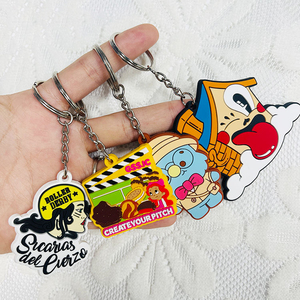 พวงกุญแจยางพีวีซีแบบ3D 2D ตามสั่งพวงกุญแจยางพีวีซีแบบนุ่ม _ ทำพวงกุญแจยาง3D ตามต้องการ - Product Image 2