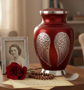 Meilleures urnes funéraires traditionnelles européennes pour adultes, en métal, pour le stockage des cendres humaines, urne funéraire, fournitures funéraires - Product Image 2