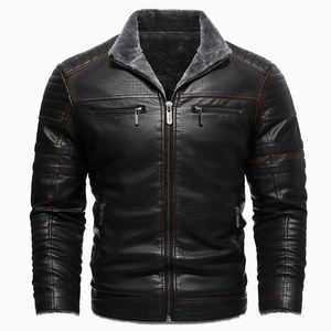 Chaqueta de Cuero para Hombre, Color Negro, Ropa Deportiva OEM, Pakistan Outfitize International - Product Image 5
