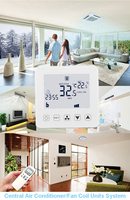 Termostato Programable para Habitación HY08AC con Compatibilidad con WiFi/HVAC/Fan Coil