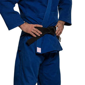 Uniforme de Judo Profesional de Artes Marciales, Ligero, de Algodón de Tejido Simple, para Entrenamiento y Competición - Product Image 3