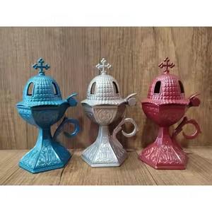 Brûleur d'encens noir moderne, parfait pour les bâtonnets aromatiques, l'ambiance des fêtes et l'affichage sur la table d'hôtel, fabriqué à la main en Inde - Product Image 4