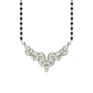 NOVAMART Fine Floral Beaded Pearl Strand Necklace for <b>Wife</b>-Pure Silver with Gold Plating Wholesale Export - Product Image 1