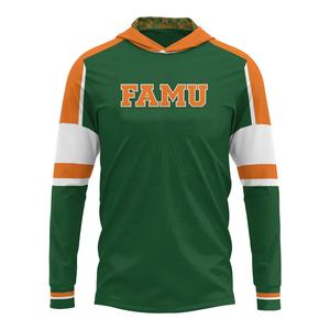 Sudadera con capucha 100% algodón con cremallera, personalizada, talla grande, unisex, primavera, con logo bordado, forro de punto estampado - Product Image 1