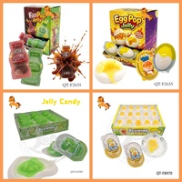 Groothandel Halal BRC Kosher Panda Jelly Popping Candy Op Maat Gemaakte Fruit Smaak DIY Novelty Voedselvormige Zachte Pudding Suiker