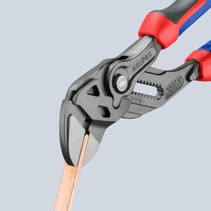 KNIPEX Pliers Wrench 180 mm Black Atramentized 40 mm <b>Clamping</b> Width Multi-Component Handles - Product Image 6