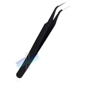 Fabricants professionnels de pincettes à sourcils ensemble pince à épiler à sourcils arrondie droite inclinée - Product Image 1
