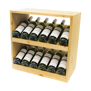 Barware Tabletop Countertop Restaurants <b>Wine</b> Wood Racks <b>Box</b> <b>Wooden</b> <b>Wine</b> Storage Rack With Metal Clip for Solid Bottle Holder - Product Image 6