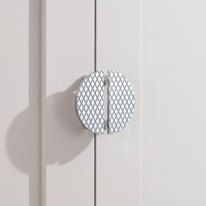 Manija de media luna de latón macizo clásico plateado para el hogar, cocina, muebles de oficina, herrajes, puerta, cajón, armario, manija de armario 2023 - Product Image 5