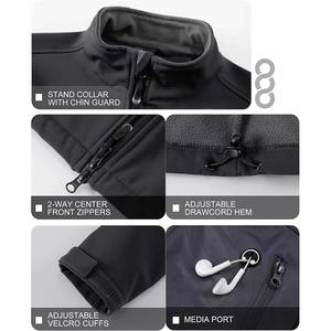 Chaqueta Táctica Acolchada para Hombre, Transpirable, Gruesa, Resistente al Desgaste, Cortavientos, Impermeable, Elástica, con Cremallera, para Invierno - Product Image 6