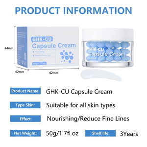 <span class=keywords><strong>Crème</strong></span> <span class=keywords><strong>Visage</strong></span> en Capsules au Peptide GHK-Cu, Hydratation Profonde, <span class=keywords><strong>Fermeté</strong></span> et Élasticité de la Peau, Anti-rides à la Niacinamide, Marque Privée - Product Image 3
