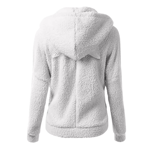 Long Sleeve Comfortable <b>Sherpa</b> Ladies Zipper Casual Wear Regular Style <b>Hoodies</b> Breathable Best Quality <b>Hoodies</b> - Product Image 6