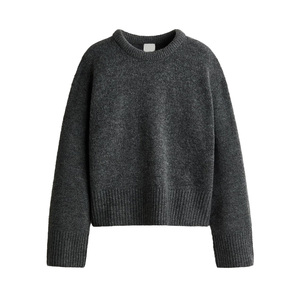 Pull d'hiver pour femme Modernstep - Respirant, anti-boulochage, anti-froissement, polyester/coton, coupe décontractée pour un usage quotidien - Product Image 1