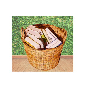 Cesta de mimbre de tamaño personalizado, respetuosa con el medio ambiente, soportes de almacenamiento, bastidores, buen precio, artículos diversos para el hogar, artesanía, decoración del hogar de Vietnam - Product Image 2