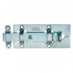 BURG-WCHTER กลอนล็อคเหล็กชุบสังกะสี ความยาว 60 มม. และความกว้าง 25 มม. สำหรับรั้วตาข่ายและประตู-แพ็ค 10 ชิ้น - Product Image 3