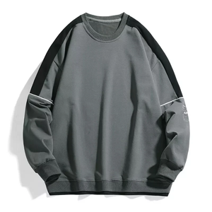 Hoodie personnalisé épais et lourd en molleton 350 g/m² pour homme, coupe ample et courte, avec lettres brodées - Product Image 5