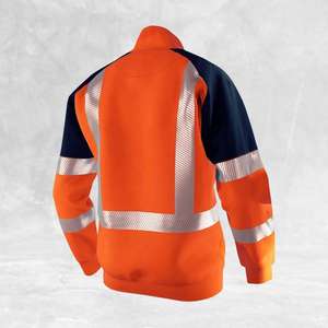 Chaqueta de Invierno de Seguridad Reflectante de Alta Visibilidad, de Poliéster de Primera Calidad, con Capucha Oculta, Acolchada e Impermeable - Product Image 2