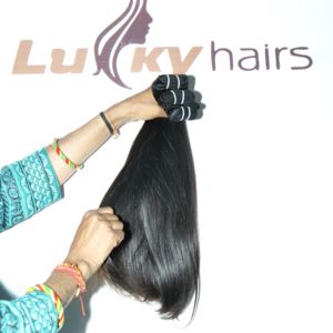 100% Naturel Aligné Cuticule Vierge Remy Cheveux Bundles Non Transformés Droite Indien Extensions Humaines Vague Profonde Traitement Chimique - Product Image 3