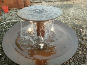 Caractéristiques <span class=keywords><strong>de</strong></span> l'eau <span class=keywords><strong>en</strong></span> acier corten jardins cascade fontaine petite caractéristique <span class=keywords><strong>de</strong></span> l'eau cascade - Product Image 6