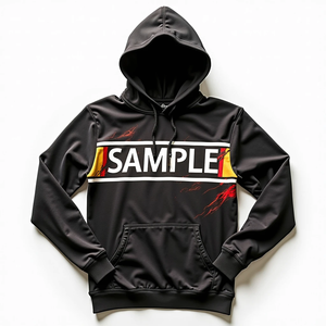 Sudadera con Capucha para Hombre, Estilo Holgado, Personalizable con Sublimación, Prenda Deportiva Resistente, 100% Poliéster, Mezcla de Algodón Básico, Ropa Urbana Diaria - Product Image 4