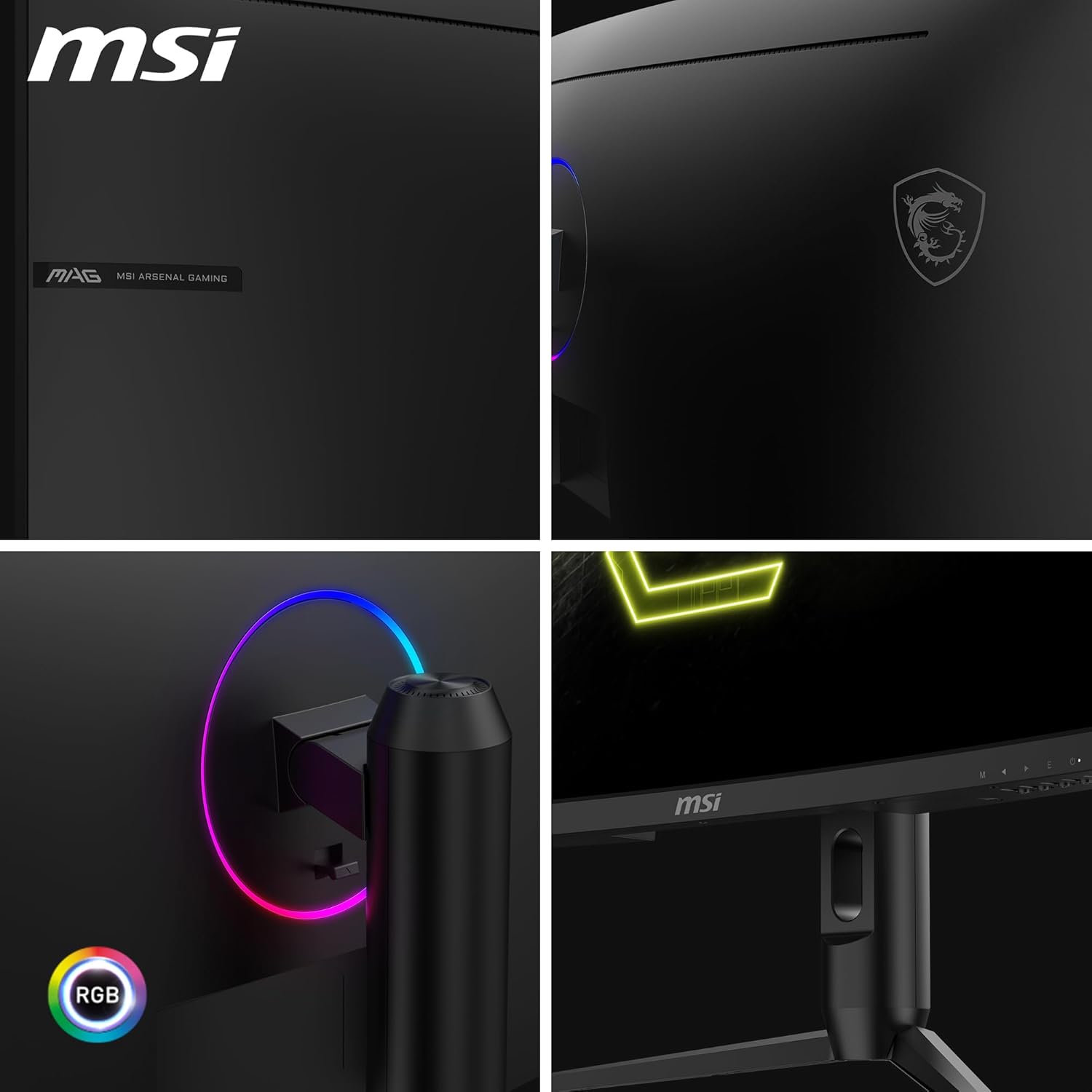 MSI MAG 342CQR E2 - 34 Inch Curved Gaming Monitor (180 Hz)