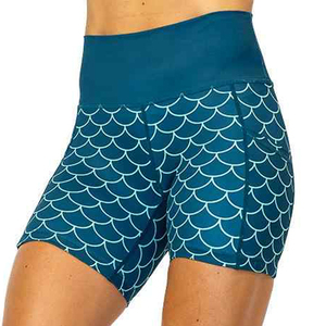 Pantalones cortos de verano personalizados para mujeres Streetwear Yoga Gym Shorts Set leggings, sin costuras, cintura alta - Product Image 5