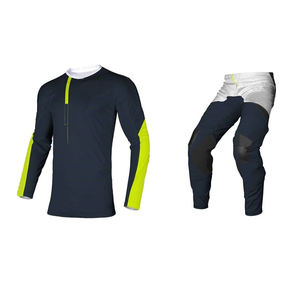 Venta al por mayor Motocross Racing Jersey 100% Poliéster Secado rápido Manga larga Motocross Uniformes para hombres - Product Image 4