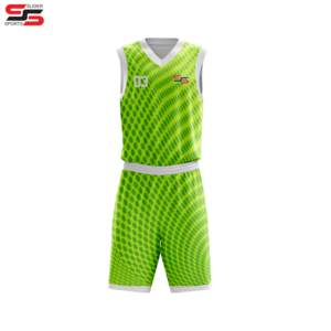 Logo personnalisé adulte enfants équipe jeu uniforme de basket-ball ensemble maillots de basket-ball - Product Image 5