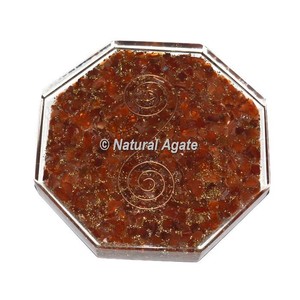 Posavasos de cuarzo dorado para el Chakra Solar, mejor oferta en posavasos de orgona de cuarzo dorado - Product Image 5